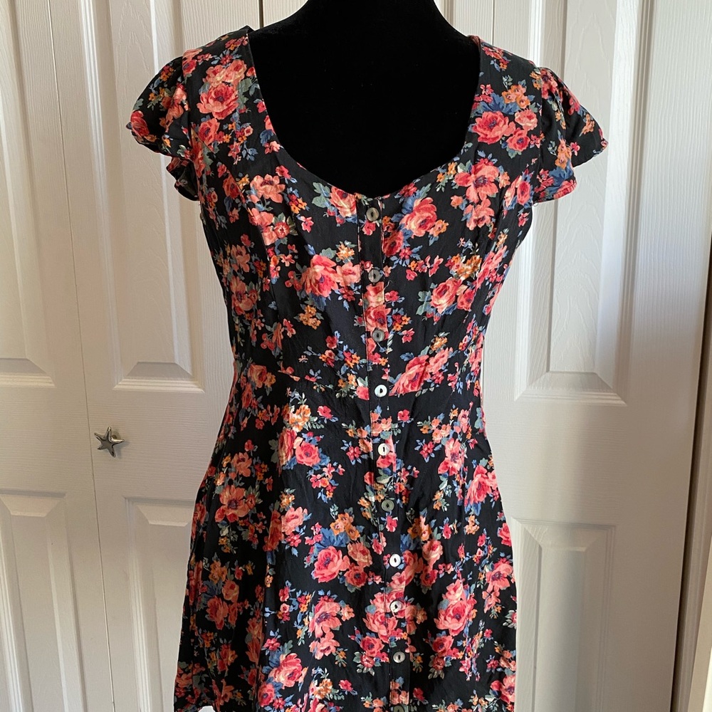 Floral Button Up Dress Forever 21